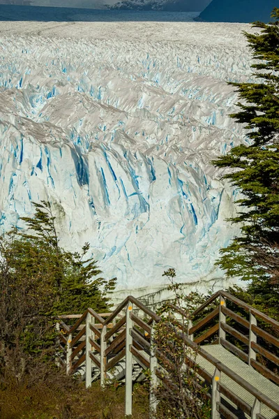 Όμορφη Θέα Του Παγετώνα Perito Moreno Στην Παταγονία Αργεντινή — Φωτογραφία Αρχείου