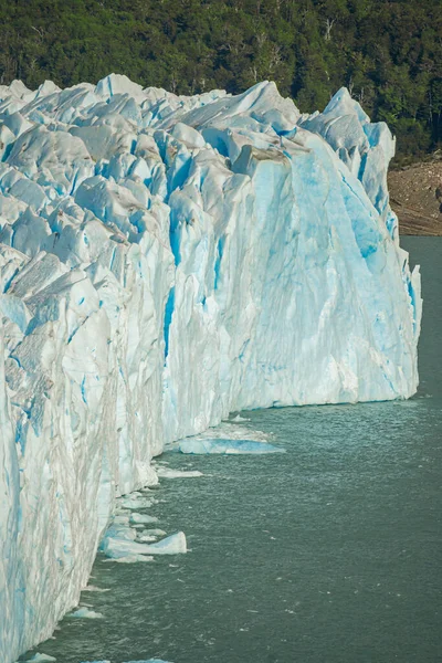Льодові Стіни Льодовика Періто Морено Патагонії Аргентина — стокове фото