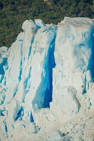 Ледовая Стена Ледника Перито Морено Патагонии — стоковое фото