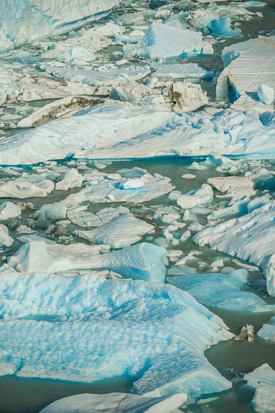 Айсберги Ледника Перто Морено Патагонии Аргентина — стоковое фото