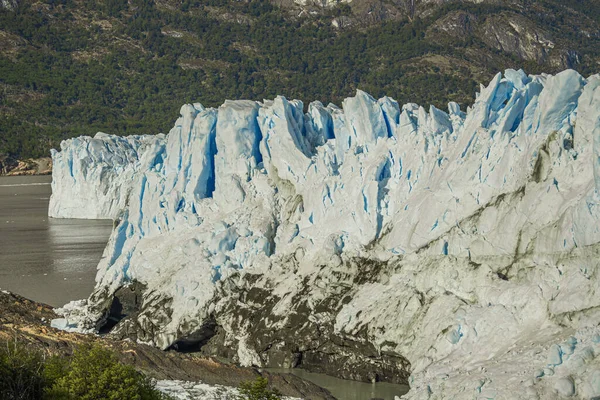 Pareti Glaciali Del Ghiacciaio Perito Moreno Patagonia Argentina — Foto Stock