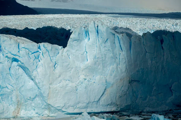 阿根廷巴塔哥尼亚Perito Moreno冰川的冰墙 — 图库照片