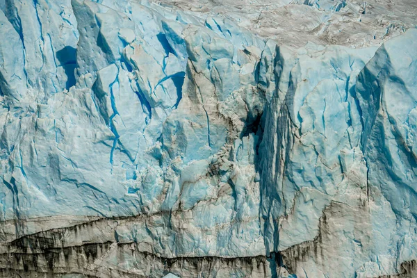 Ściana Lodowa Lodowca Perito Moreno Patagonii Argentyna — Zdjęcie stockowe