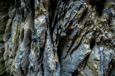 Mermer bir mağaranın yakınında. Şili 'deki mermer katedraller.