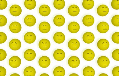 Set of emoji emoticons with disheartened mood, customer service rating, satisfaction survey, customer experience, excellent services rating concept. 3D rendering.