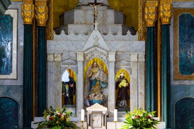 Igreja Matriz Nossa Senhora d 'Ajuda no Centro Histrico de Arraial d' Ajuda, distrito de Porto Seguro, BA, Brasil