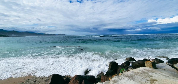 Panoramic Beauty Beach — Stock Photo, Image