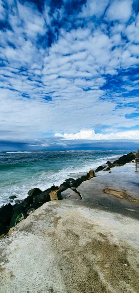 Bellissimo Ritratto Paesaggistico Sulla Spiaggia — Foto Stock