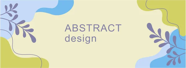 Minimale Vorlage Banner Mit Abstraktem Hintergrund Design Mit Form Und — Stockvektor
