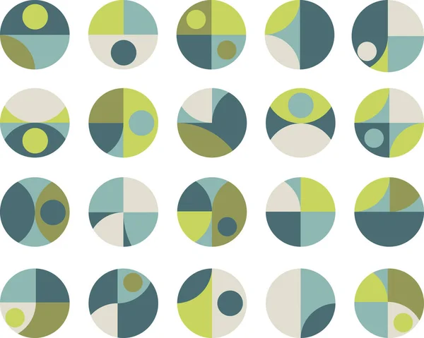 Uppsättning Färgglada Abstrakta Ikoner För Sociala Medier Vektoröverdrag För Höjdpunkter — Stock vektor