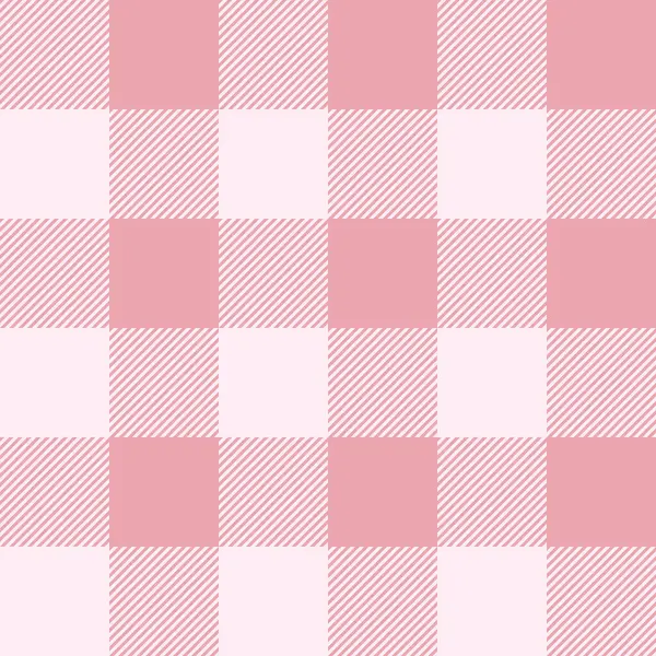 Damalı tekstil pürüzsüz pembe desen. Vektör tartan ekose grafik arkaplanı.