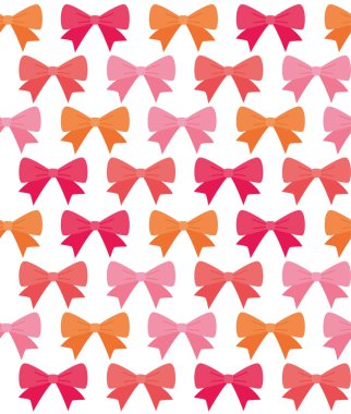 Pembe gözlüklü şirin fiyonklu kusursuz desen. Vektör karikatür arkaplanı düz stil