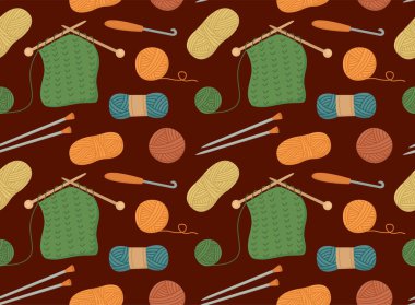 Örgü aletleri ve ipliklerle kusursuz desen. Güzel el işi geçmişi var..