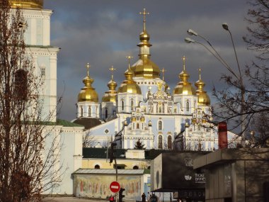       Kyiv. Winter. St. Michael's Cathedral                         