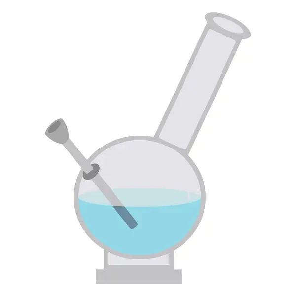 Kimyasal matara ikonu. Beyaz arkaplanda izole edilmiş web tasarımı için Kimyasal şişe vektör simgesi karikatürü