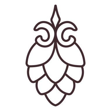 şeritli bira ikonu tasarımı. vektör illüstrasyonu