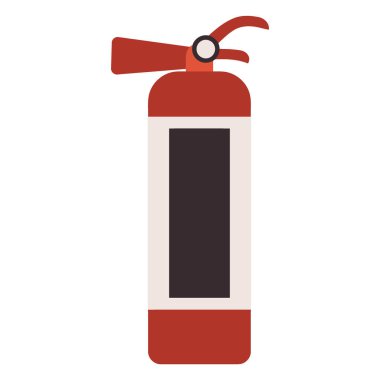 izole edilmiş yangın söndürücü simgesi görüntü vektör illüstrasyon tasarımı