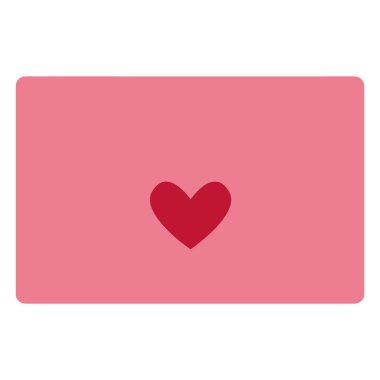 Aşk vektör simgesi şeffaf arkaplanda izole edildi. kalp logosu kavramı