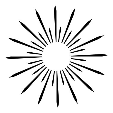 Soyut geometrik şekil. vektör illüstrasyonu