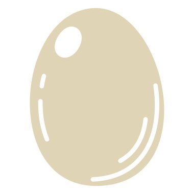 Yumurta. Web simgesi basit illüstrasyon