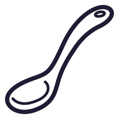 kaşık simgesi, satır biçimi