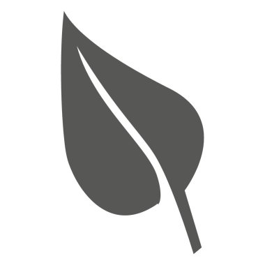 Yaprak ikonu vektör illüstrasyonu