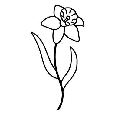 güzel çiçek dekoratif simgesi