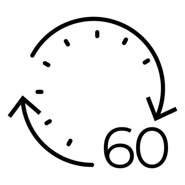 taslak simgesi. siyah vektör saat. Web ve mobil için karalama simgesi