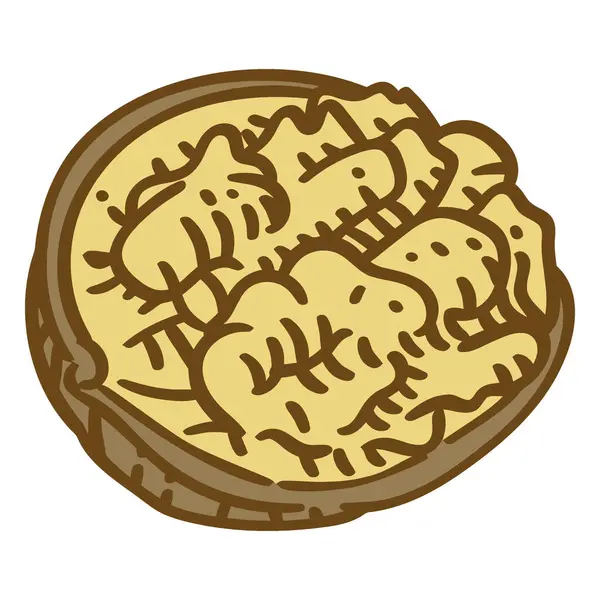 İzole beyin karikatür tasarım