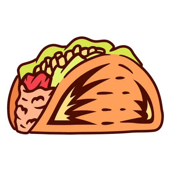 Meksika yemeği cipsleri izole edilmiş ikon