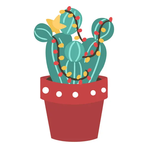 Tencerede şirin kaktüs