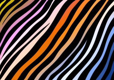 colorful abstract stripes pattern background illustration