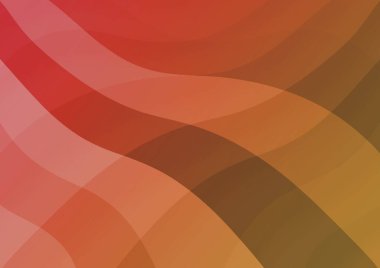 light red, pink vector pattern with wavy checkered line shapes.