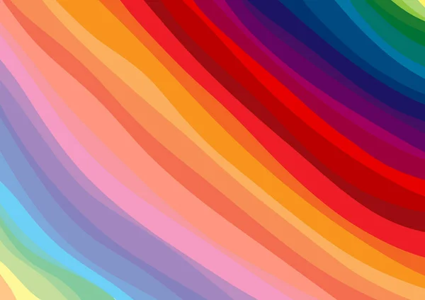 Rainbow Coloré Diagonale Rayé Lignes Fond Écran Design — Photo