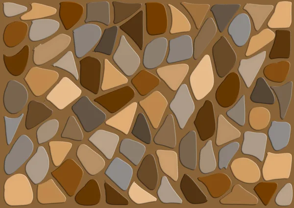 Kolorowe Tekstury Mozaiki Tła Różnych Kształtach Przestrzeń Kopiowania — Zdjęcie stockowe