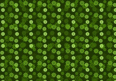 yeşil dikişsiz çiçek desenli arka plan duvar kağıdı tasarımı