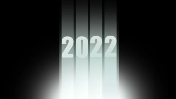 2023 년까지 타이머로 아래에서 광선은 숫자를 올립니다 — 비디오