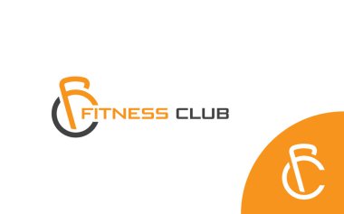 Fitness kulübü modern logo vektörü