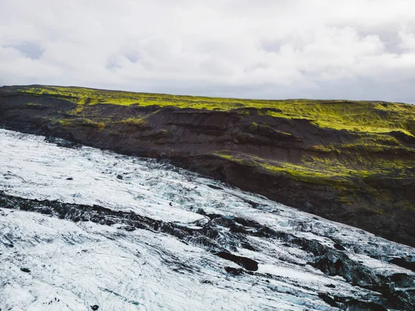 Drangajokull Glaciär Vatnajokull Nationalpark Island Hösttid Island Smältvatten Från Glaciären — Stockfoto