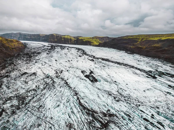 Ледник Хофсйокулл Национальный Парк Ватнайокулл Исландии Осеннее Время Исландии Талая — стоковое фото
