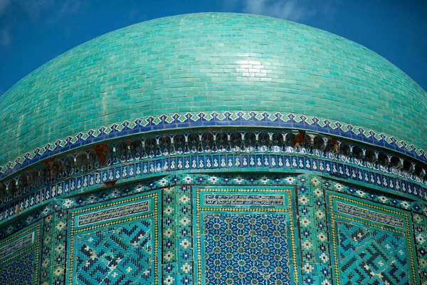 科坎宫的绿松石穹顶 乌兹别克斯坦 — 图库照片