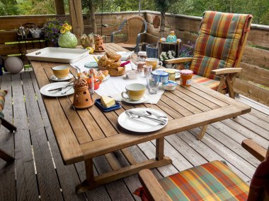 Güney Almanya 'daki harika kahvaltı.