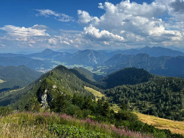 Paisaje Baviera Aún Más Hermoso Gracias Los Alpes — Foto de Stock