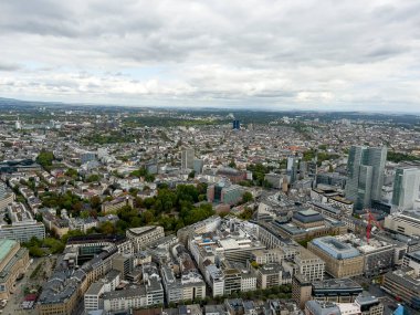 Frankfurt şehrinin güzel manzarası.