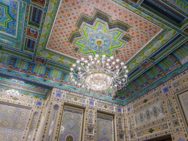 Dushanbe 'deki Kohi Navruz Sarayı' nda düğün odası..