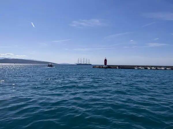 地中海の大きな帆船 — ストック写真