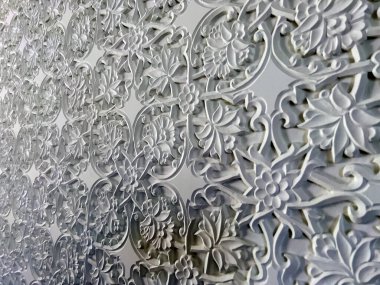 Çiçek desenli güzel sıva..