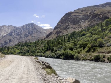 Nehrin yeşil tarafı Afganistan..