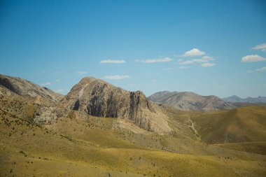 stone rock mountain in uzbekistan clipart