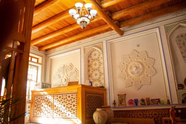 Özbekistan restoranının içinde